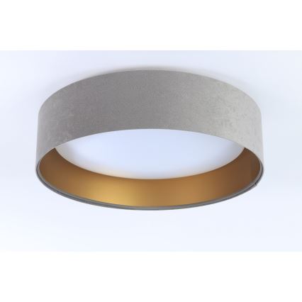 LED Deckenleuchte GALAXY 1xLED/24W/230V Ø 44 cm grau/gold