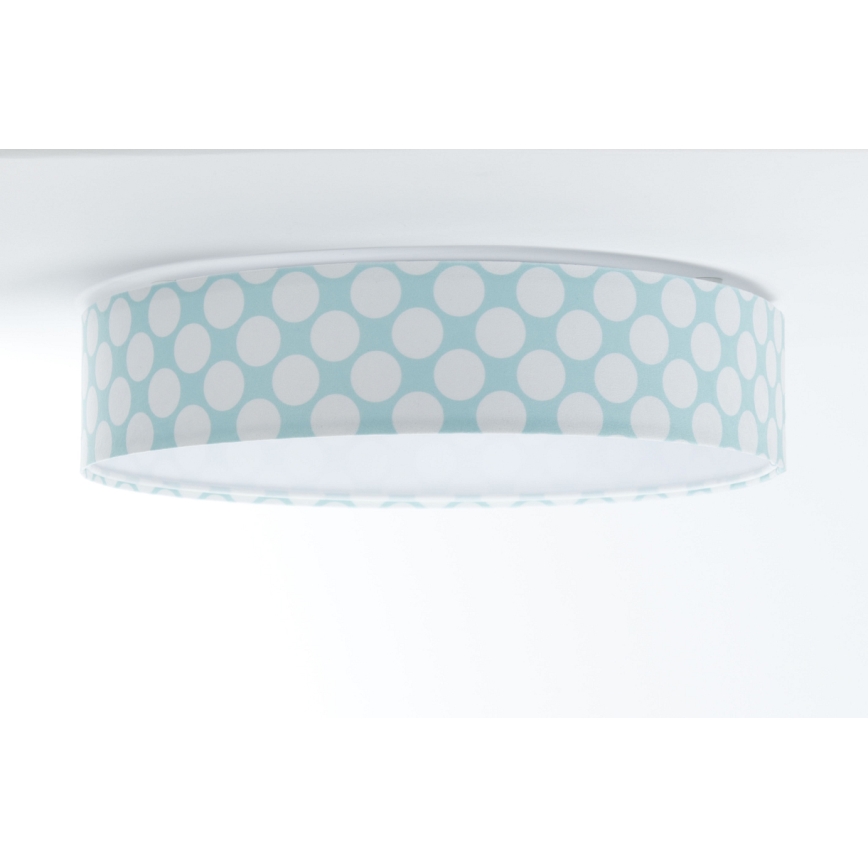 LED Kinder-Deckenleuchte GALAXY KIDS LED/24W/230V grün/weiß mit Punkten