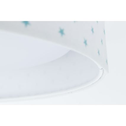 LED Kinder-Deckenleuchte GALAXY KIDS LED/24W/230V Sternenmuster Weiß/Türkis
