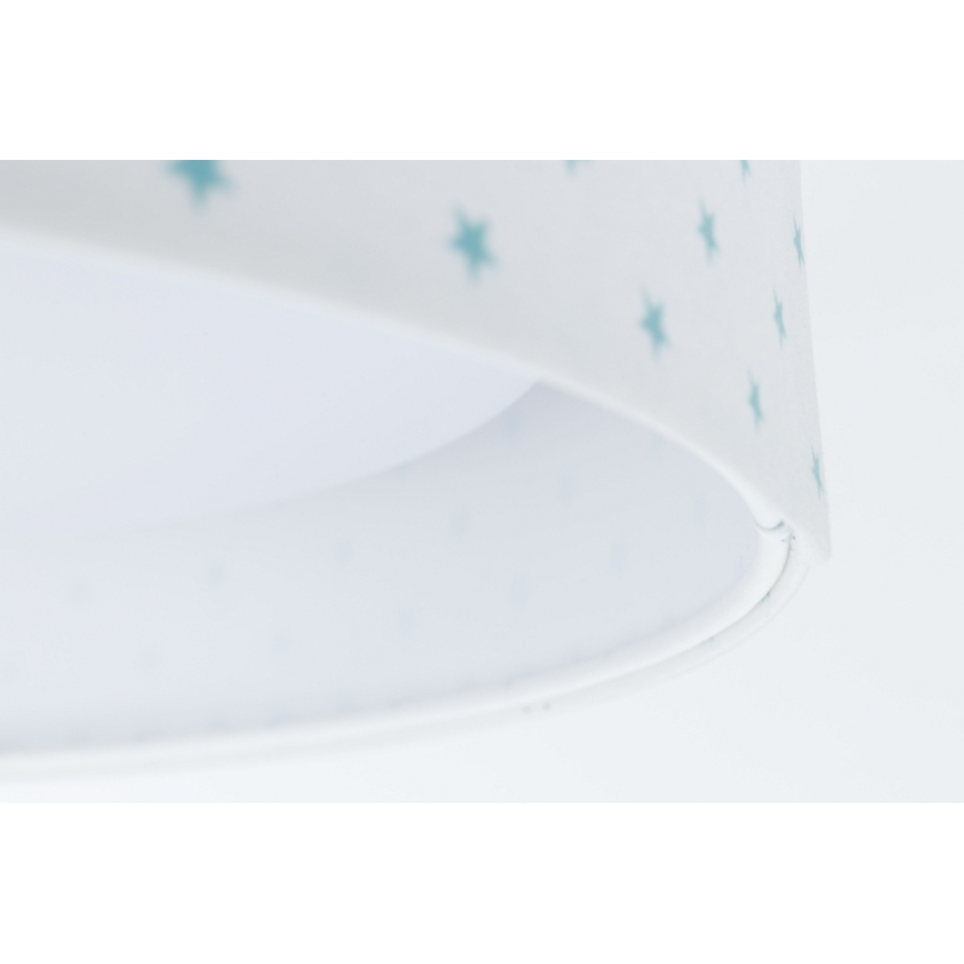 LED Kinder-Deckenleuchte GALAXY KIDS LED/24W/230V Sternenmuster Weiß/Türkis
