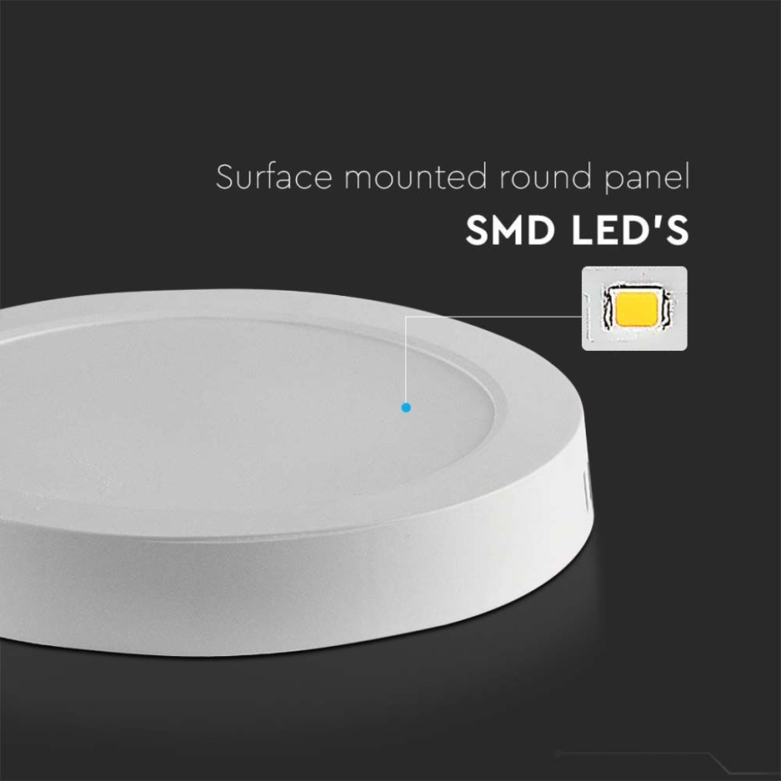 LED-Deckenleuchte LED/12W/230V 3000K d 16,7 cm weiß