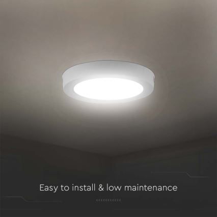 LED-Deckenleuchte LED/12W/230V 3000K d 16,7 cm weiß