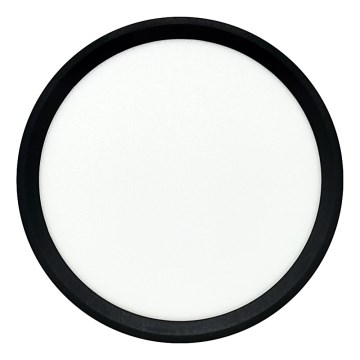 LED-Deckenleuchte LED/18W/230V 3000/4000/6500K Ø 23 cm schwarz