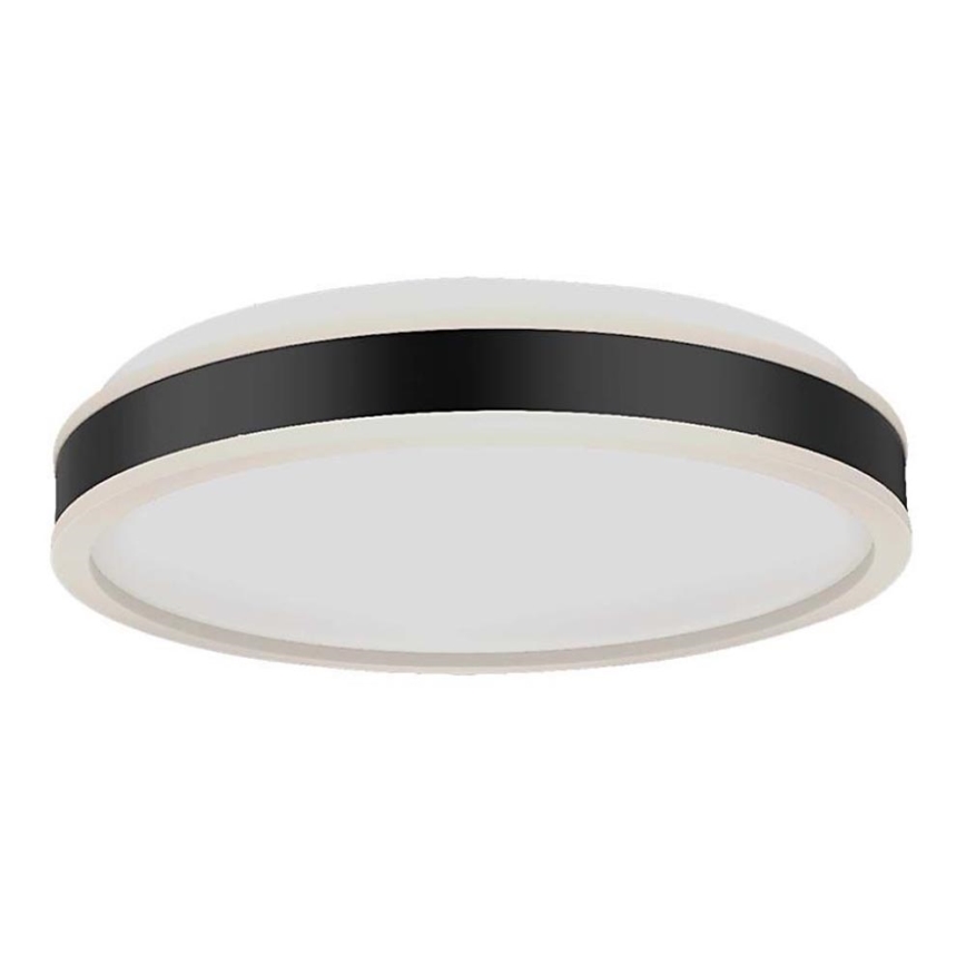 LED-Deckenleuchte LED/18W/230V 4000K d 35 cm schwarz