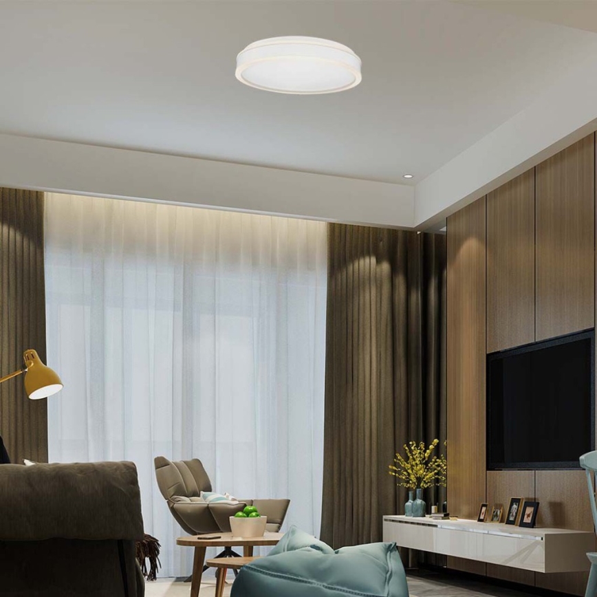 LED-Deckenleuchte LED/24W/230V 4000K d 45 cm weiß