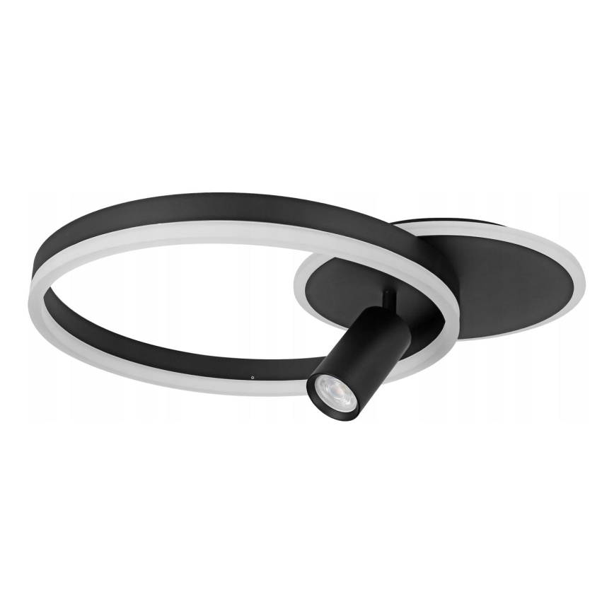 LED-Deckenleuchte LED/38W/230V + 1xGU10/30W schwarz