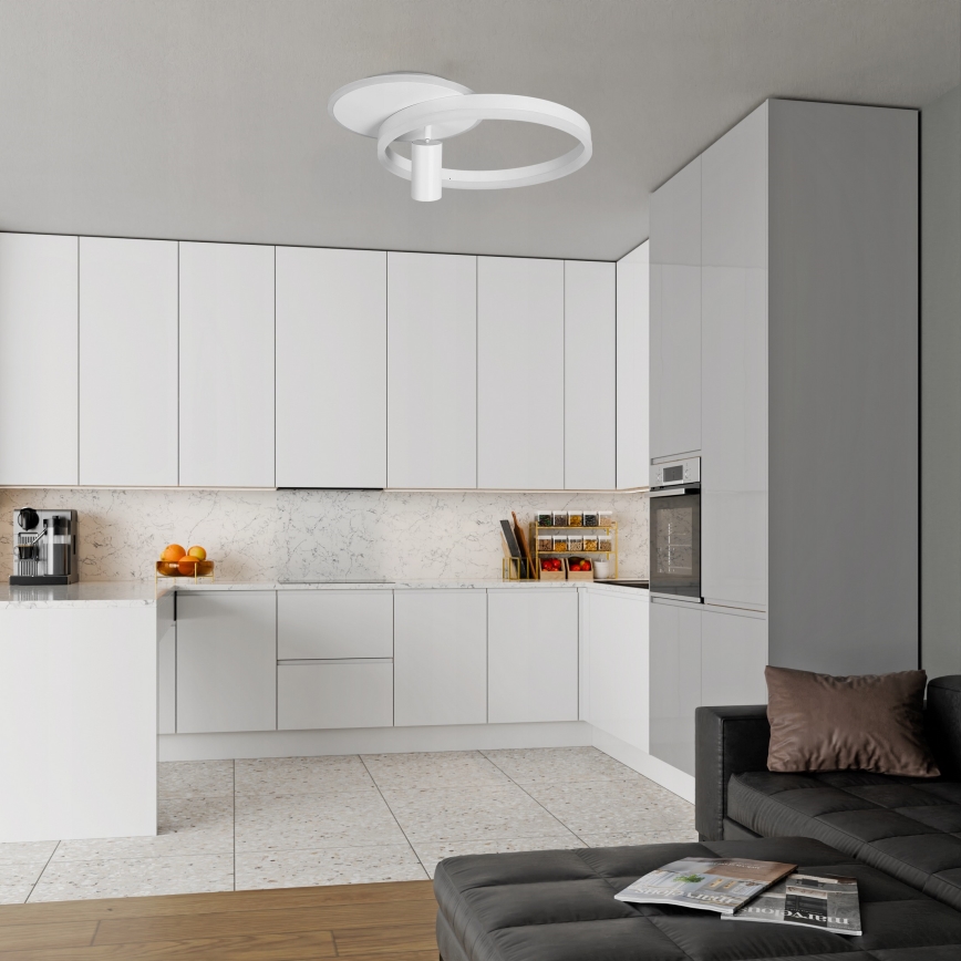 LED Deckenleuchte LED/38W/230V + 1xGU10/30W weiß