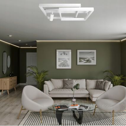 LED-Deckenleuchte LED/38W/230V + 1xGU10/30W weiß