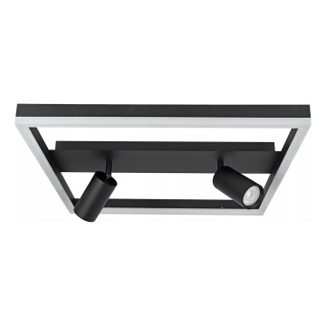 LED Deckenleuchte LED/38W/230V + 2xGU10/30W schwarz