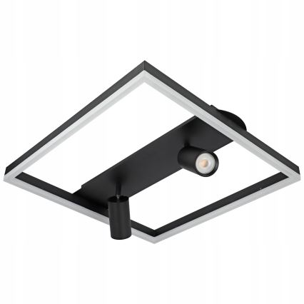 LED Deckenleuchte LED/38W/230V + 2xGU10/30W schwarz