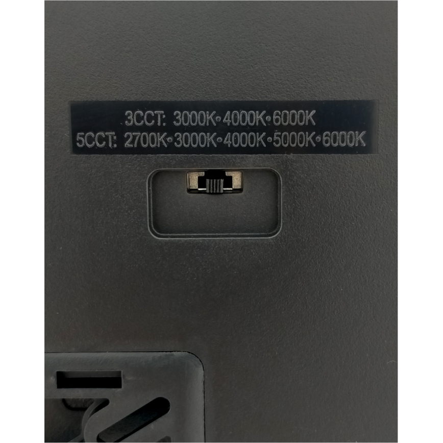 LED-Deckenleuchte LED/40W/230V 3000/4000/6500K 50x50 cm schwarz