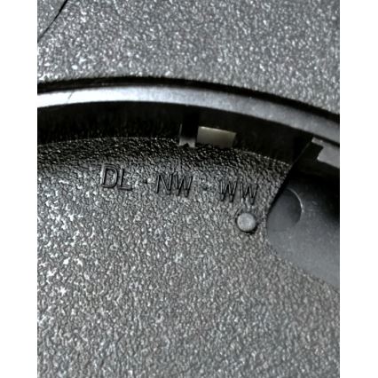 LED-Deckenleuchte LED/40W/230V 3000/4000/6500K Ø 50 cm schwarz