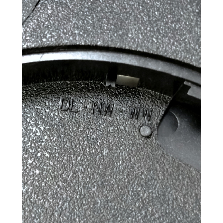 LED-Deckenleuchte LED/40W/230V 3000/4000/6500K Ø 50 cm schwarz