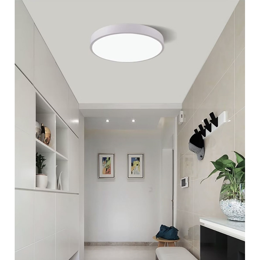 LED-Deckenleuchte LED/40W/230V 4000K d 40 cm weiß