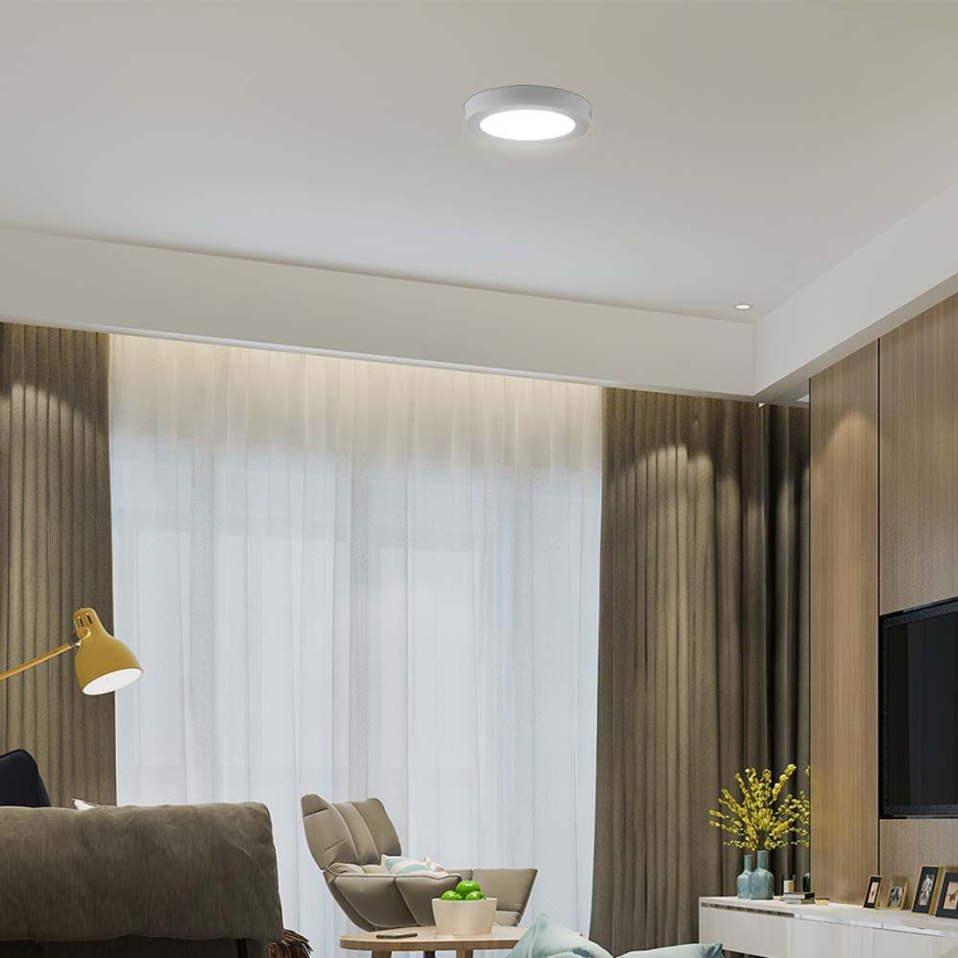 LED-Deckenleuchte LED/6W/230V 4000K d 12 cm weiß