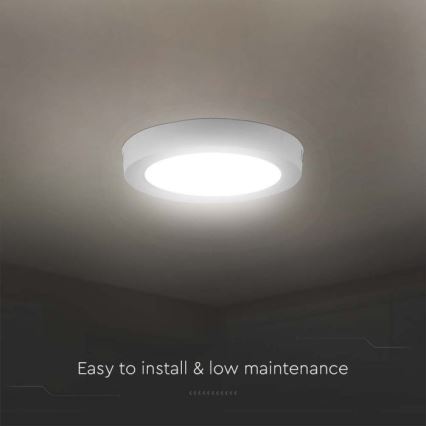 LED-Deckenleuchte LED/6W/230V 6500K d 12 cm weiß