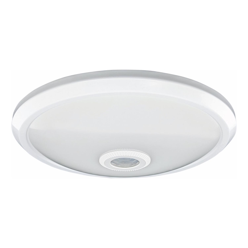 LED-Deckenleuchte mit Bewegungs- und Dämmerungssensor LED/16W/230V Ø 29 cm weiß