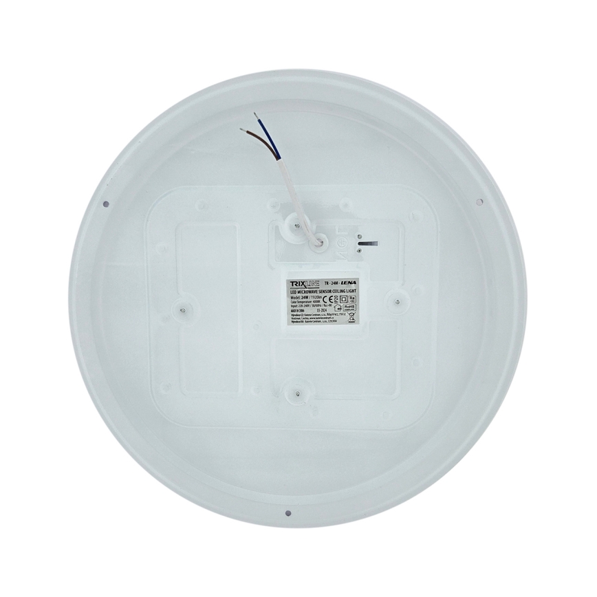 LED-Deckenleuchte mit Bewegungsmelder LENA LED/24W/230V Ø 37,3 cm weiß