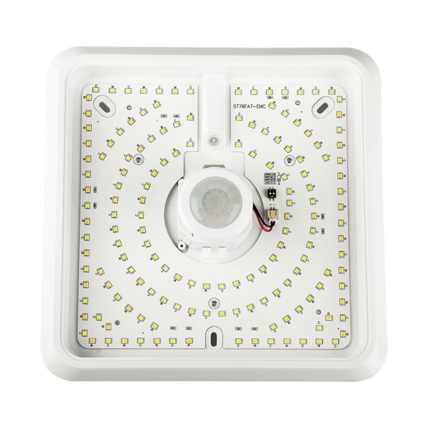 LED-Deckenleuchte mit Sensor SAMSUNG CHIP LED/12W/230V 3000/4000/6000K 25x25 cm weiß