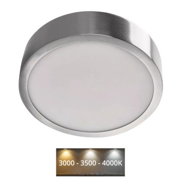 LED-Deckenleuchte NEXXO LED/12,5W/230V 3000/3500/4000K d 17 cm matt Chrom