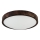 LED-Deckenleuchte OAK SLIM LED/36W/230V 4000K Ø 37 cm Eiche/dunkelbraun