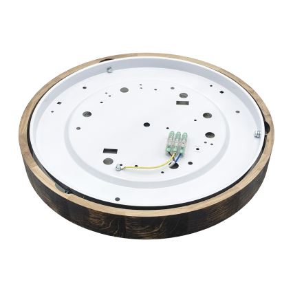 LED-Deckenleuchte OAK SLIM LED/36W/230V 4000K Ø 37 cm Eiche/dunkelbraun