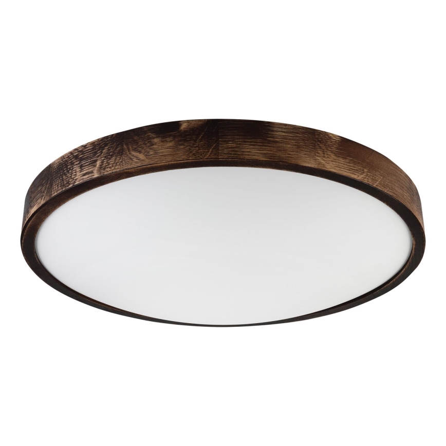 LED-Deckenleuchte OAK SLIM LED/36W/230V 4000K Ø 47 cm Eiche/dunkelbraun