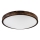 LED-Deckenleuchte OAK SLIM LED/36W/230V 4000K Ø 47 cm Eiche/dunkelbraun