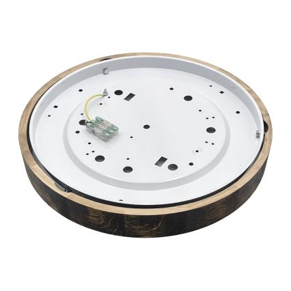LED-Deckenleuchte OAK SLIM LED/36W/230V 4000K Ø 47 cm Eiche/dunkelbraun