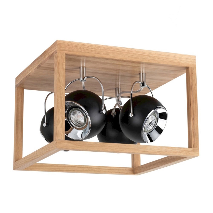 LED-Deckenleuchte ROY 4xGU10/5W/230V matte Eiche