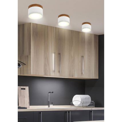 LED Deckenleuchte TUBA LED/9W/230V weiß/beige