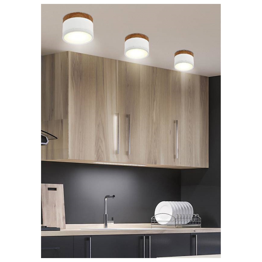 LED Deckenleuchte TUBA LED/9W/230V weiß/beige