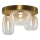 LED-Deckenleuchte VASO LED/12W/230V d 42 cm golden/rauchig