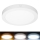 LED-Deckenpanel 2-in-1 Aufputz/Einbau 18W/230V 3000/4000/6000K Ø 22,5 cm IP54 Weiß