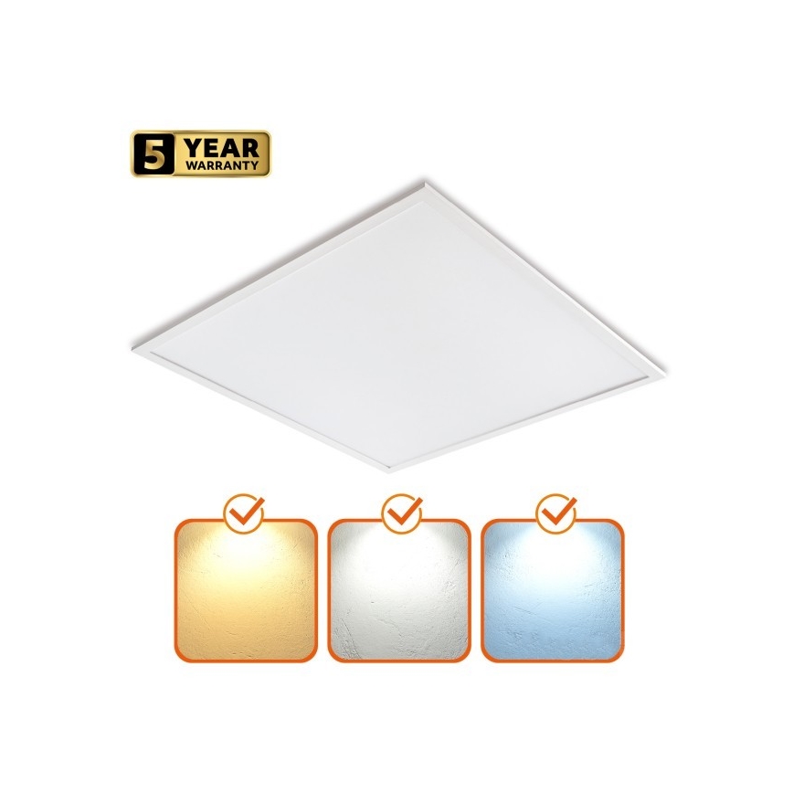 LED dimmbares Einbaupanel CAPRI LED/25/36/40W/230V 3000/4000/5700K UGR19 IP44 60x60 cm