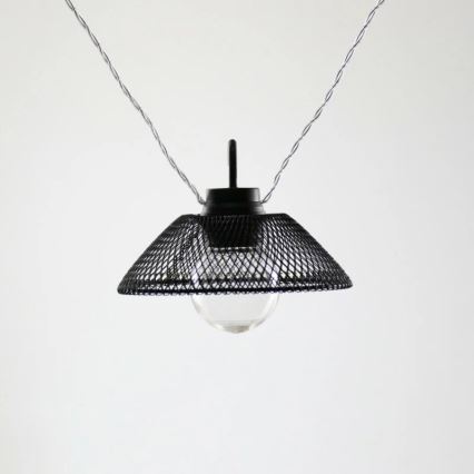 LED-Dekorationskette ASTRA 10xLED/2xAA 2,1 m schwarz