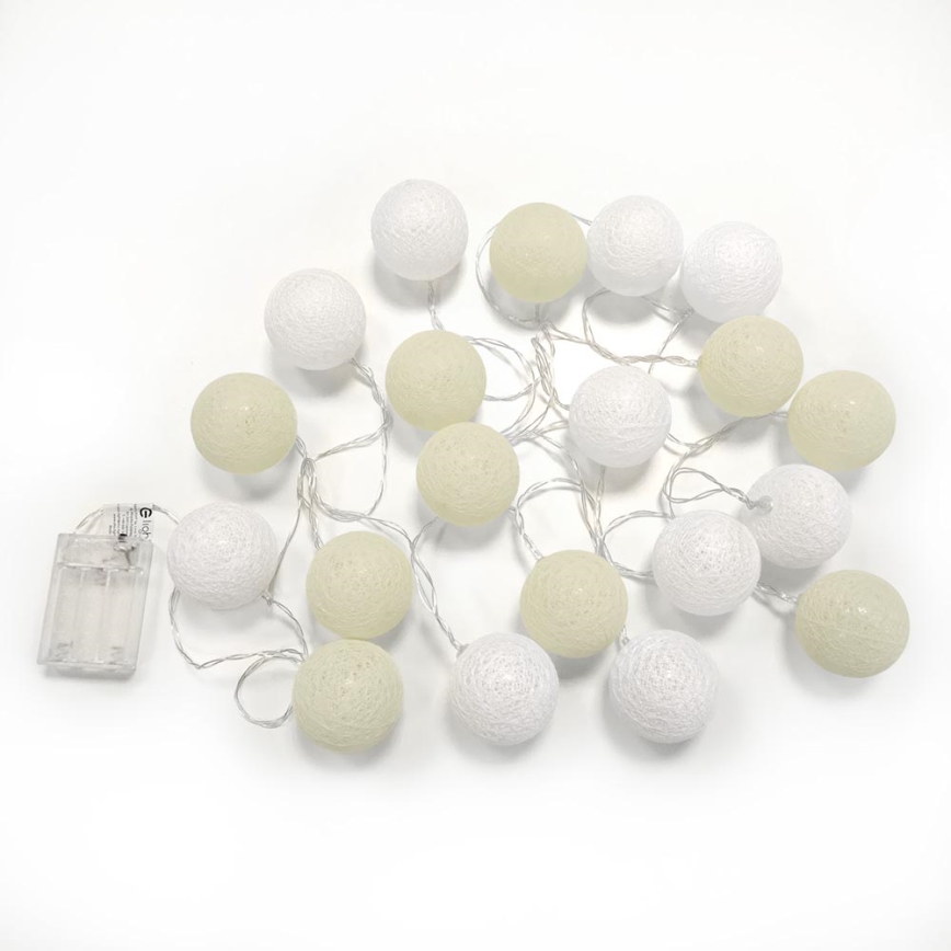 LED Dekorationskugel 20xLED/0,03W/3xAA