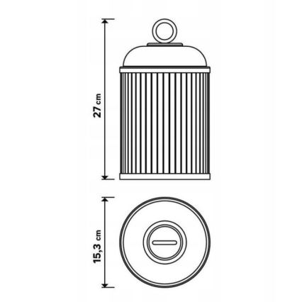 LED Dimmbares Außenlicht CANARI LED/2W/5V IP44