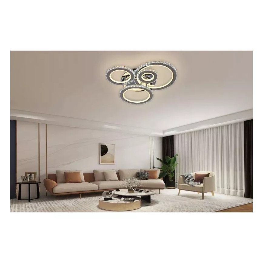 LED Dimmbarer Deckenleuchter LED/120W/230V 3000-6500K + Fernbedienung