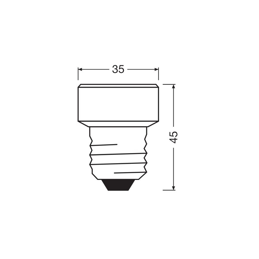 LED-Dimmable-Glühbirne E27/3,5W/230V 2700K - Osram