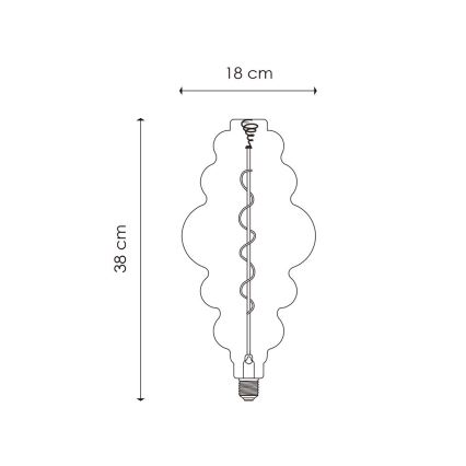 LED-Dimmable Vintage Edison Glühbirne E27/4W/230V 3000K CRI 90