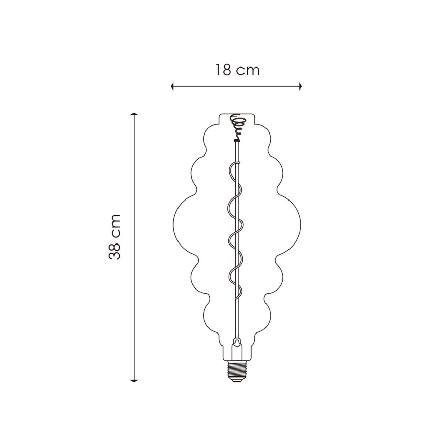 LED-Dimmable Vintage Edison Glühbirne E27/4W/230V 3000K CRI 90