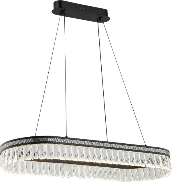 LED dimmbar Kristall-Kronleuchter mit Kabelaufhängung THALIA LED/50W/230V 3000-6000K + Fernbedienung