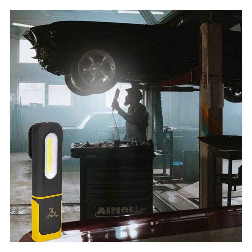 LED Dimmbarer wiederaufladbarer Arbeitsstrahler LED/8W/5V IP44 420 lm 1200 mAh