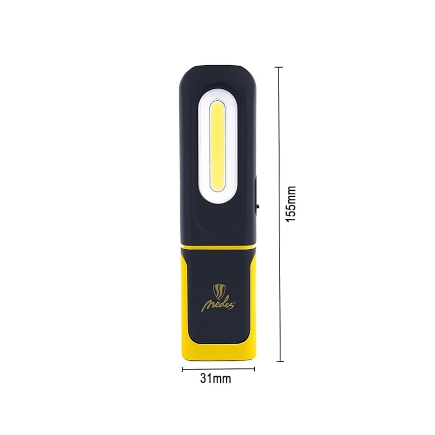 LED Dimmbarer wiederaufladbarer Arbeitsstrahler LED/8W/5V IP44 420 lm 1200 mAh