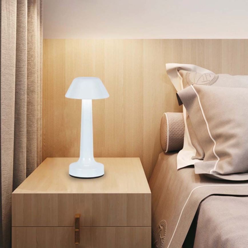 LED Dimmbarer wiederaufladbarer Touch-Tischleuchte LED/1W/5V 3000-6000K 1800 mAh weiß