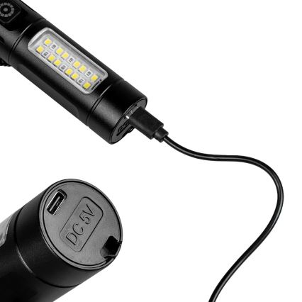 LED dimmbare wiederaufladbare Taschenlampe mit rotem Licht LED/5W/5V IPX4 260 lm 2000 mAh