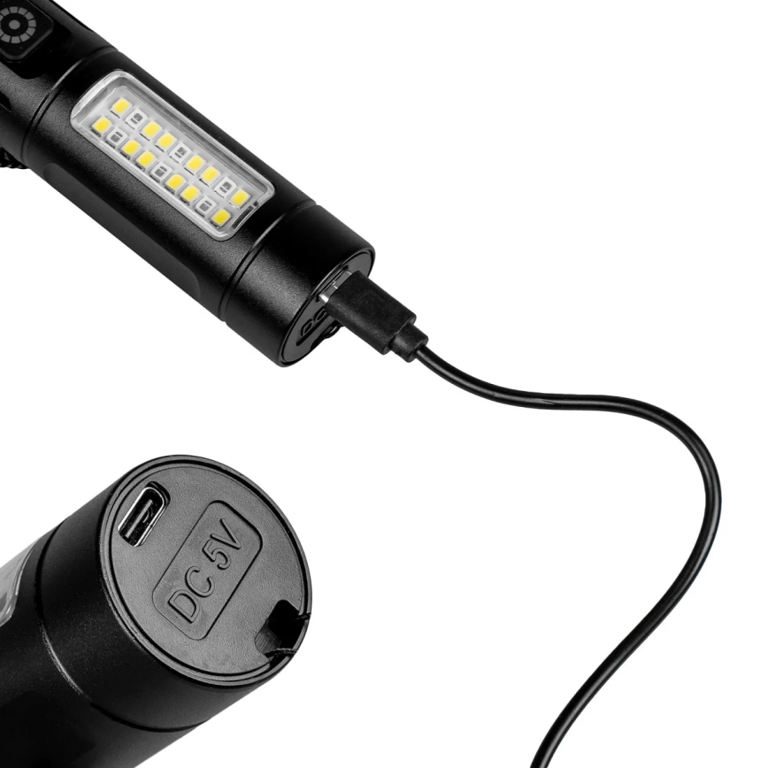 LED dimmbare wiederaufladbare Taschenlampe mit rotem Licht LED/5W/5V IPX4 260 lm 2000 mAh