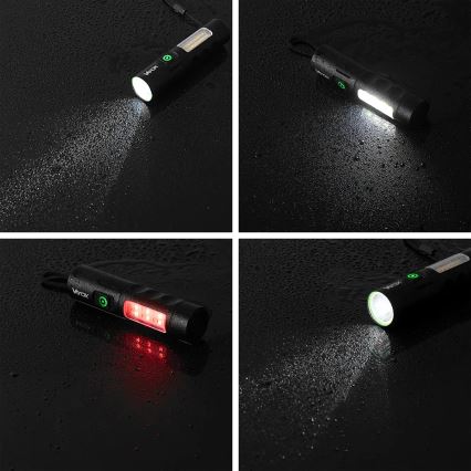 LED dimmbare wiederaufladbare Taschenlampe mit rotem Licht LED/5W/5V IPX4 250 lm 2000 mAh