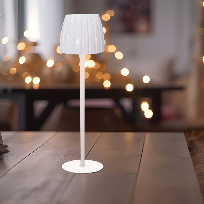 LED Dimmbarer wiederaufladbarer Touch-Tischlampen LED/2,7W/5V 3000/4000/6000K 1800 mAh Weiß